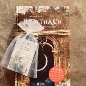 Ildathach Buchbundle mit Phiole