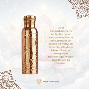 Kupfer Trinkflasche 900 ml Berk