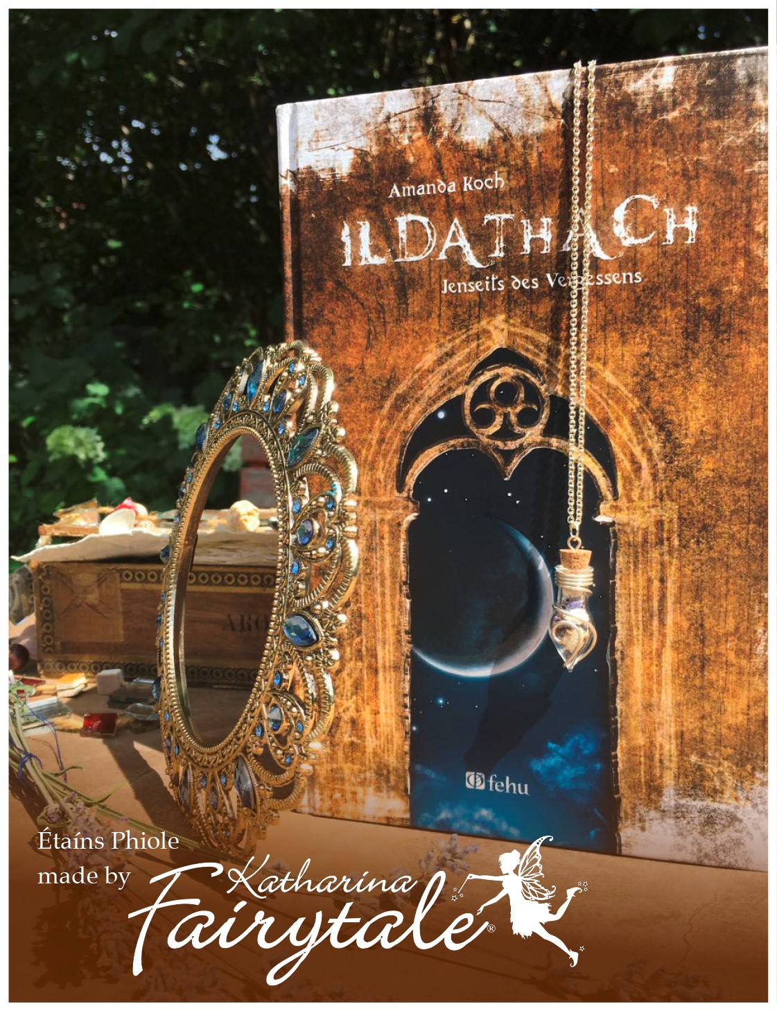 Ildathach Buchbundle mit Phiole – Bild 3